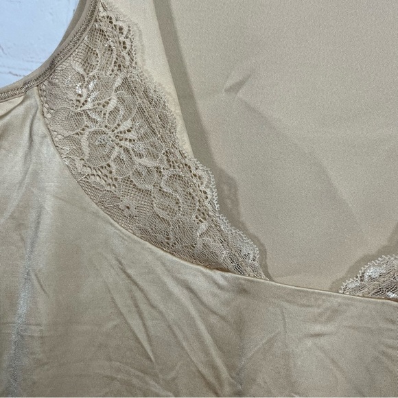 Maidenform Shapewear Dress Built-in Bra Bodysuit Lined Tan Size XL - Picture 6 of 11